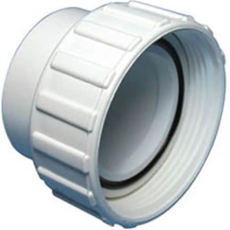 Hands On 2 in. Union Nut with 2 in. S Tailpiece & O-Ring HA2634845